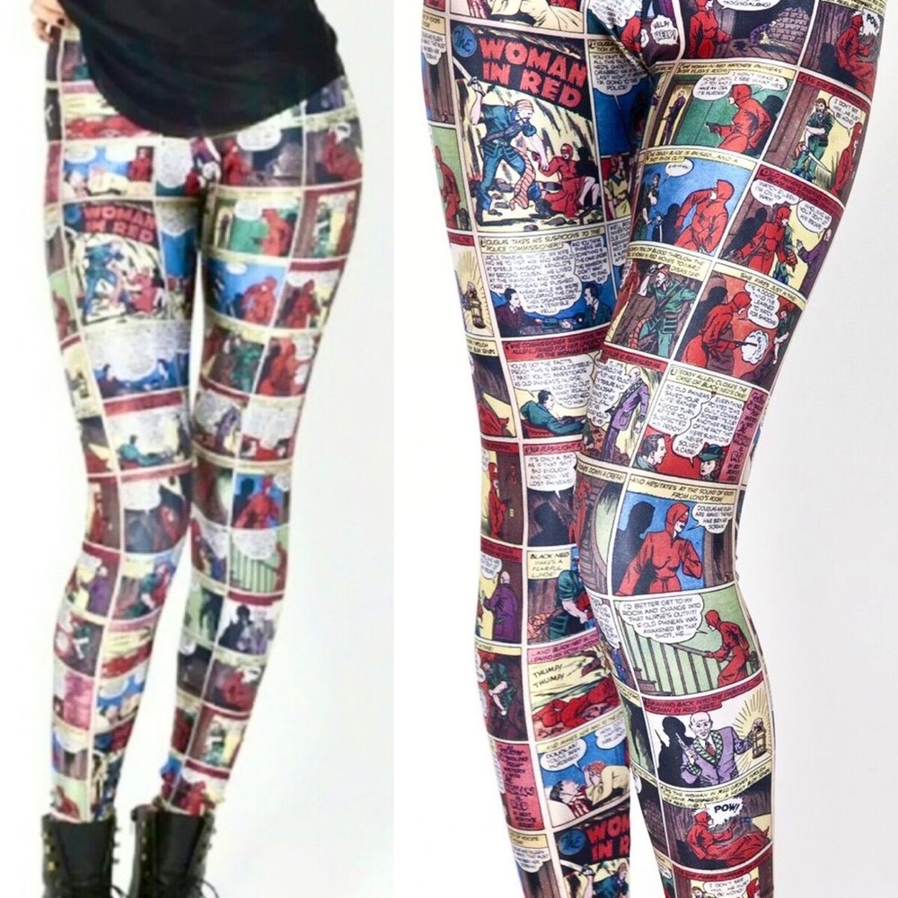 Blackmilk The Woman In Red Comic Leggings EP 1